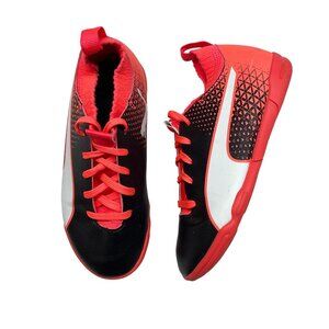 Puma evoKNIT FTB IT IC Kids 1.5 Indoor / Turf Shoes Football Soccer Coral Black
